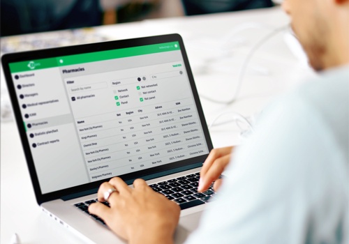 Web Development Package Example: Pharmcard: enterprise software development case