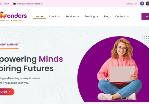 Web Development Package Example: IT Consulting & Classes