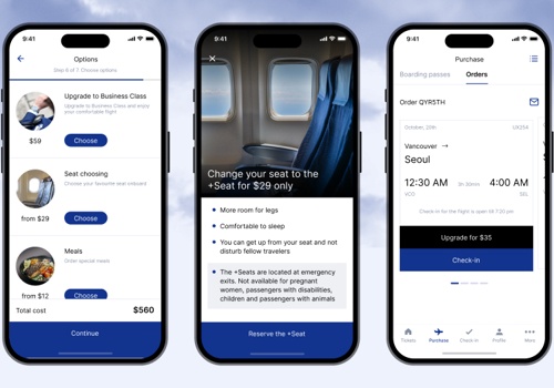 Mobile App Development Package Example: Utair App: Long-Awaited Update by KODE