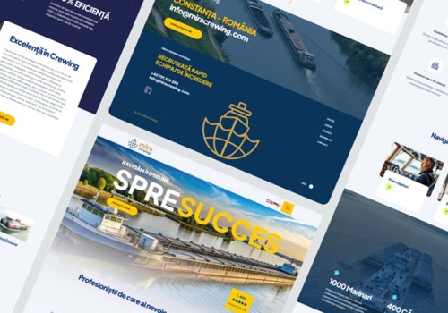 Web Design Package Example: Maritime HR Branding & Website
