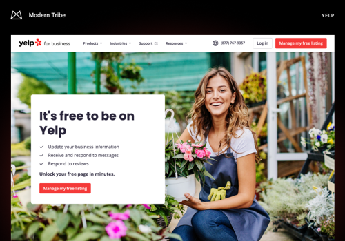 Digital Strategy Package Example: Yelp