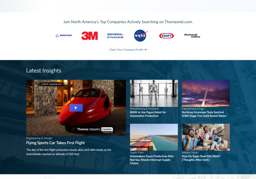 Web Design Package Example: B2B Suppliers Website