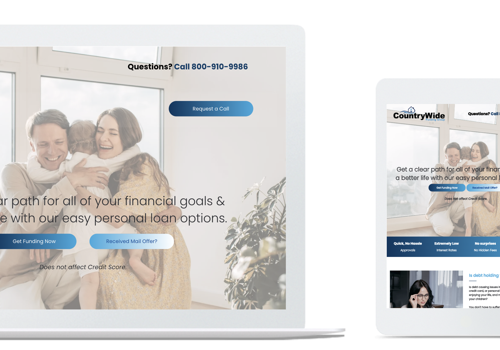Web Design Package Example: Financial Services Website Development