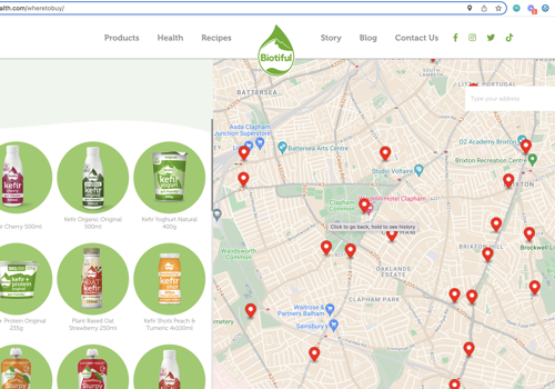 Web Design Package Example: Bespoke Store Locator Plugin Development