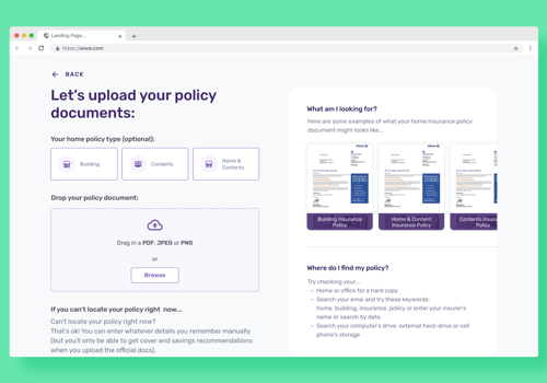 Custom Software Development Package Example: Insurance Management Portal