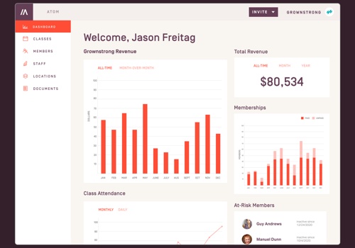 UX/UI Design Package Example: Simple Gym Management for Small Business Owners