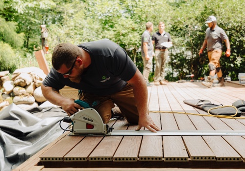 Social Media Marketing Package Example: Green Shield Decks - Content and Social Media