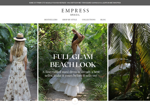 E-Commerce Development Package Example: Empress Brasil Shopify Development