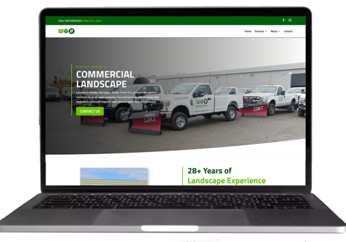 Web Design Package Example: Landscape Company Website Design