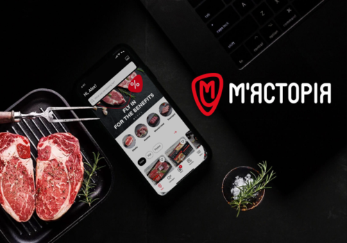 Custom Software Development Package Example: Miastoriia app with grocery e-commerce functionali