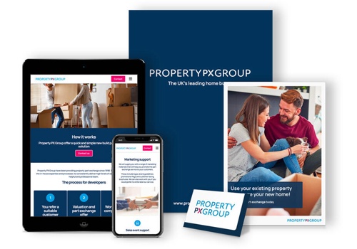 UX/UI Design Package Example: Design and website for Property PX Group