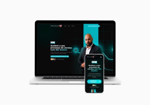 Search Engine Optimization Package Example: Israel Muller – RD Station Specialist Website