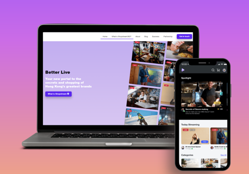 UX/UI Design Package Example: Shopstream - Live-stream E-commerce Marketplace