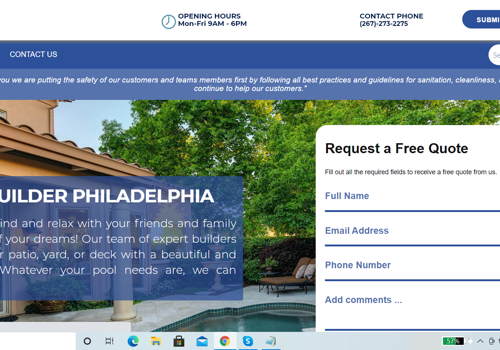 Search Engine Optimization Package Example: SEO Services and Backlinks For Pool Builder