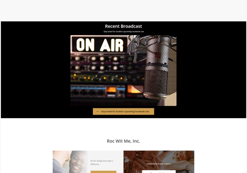 Web Design Package Example: Website Design & Development - Roc Wit Me