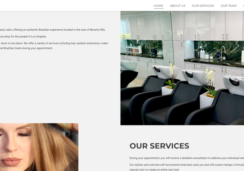 Web Development Package Example: THE ONE BEAUTY