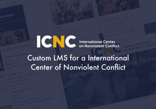 Custom Software Development Package Example: Custom LMS for a nonprofit organization