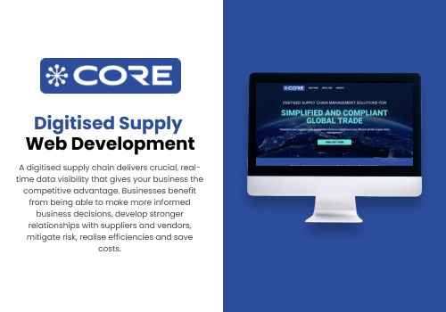 UX/UI Design Package Example: Core Supply Chains