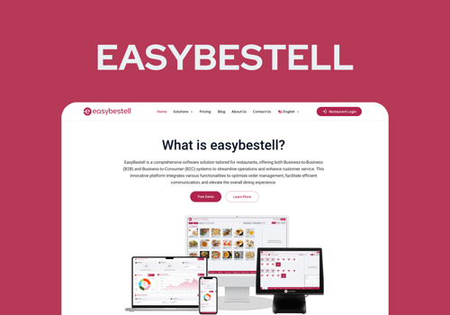 Web Development Package Example: Website Design & Development for EasyBestell