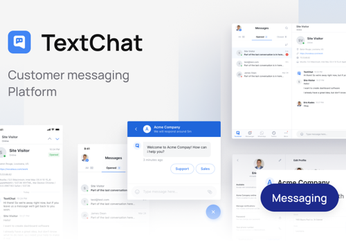 UX/UI Design Package Example: Chatbot and Messaging Software