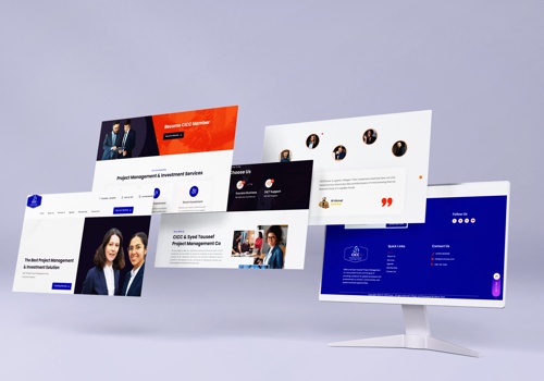 Web Development Package Example: CICC Invest Business Website Development