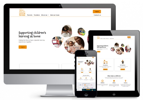 Web Design Package Example: Educational website for children and parents