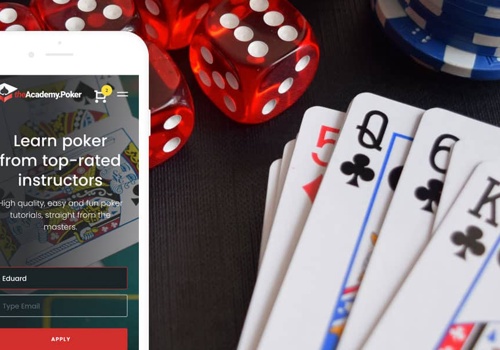 UX/UI Design Package Example: THE POKER ACADEMY