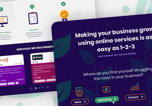 UX/UI Design Package Example: GROWWW
