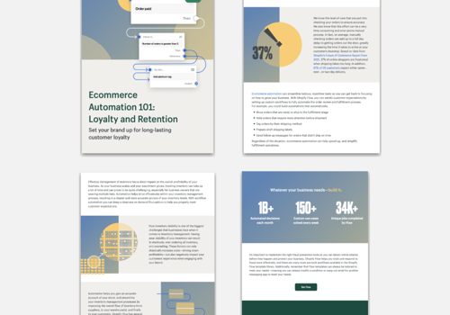 Marketing Strategy Package Example: Shopify Playbooks