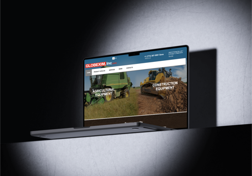 Search Engine Optimization Package Example: GLOBEXIM - Farm & Construction Equipment Importer