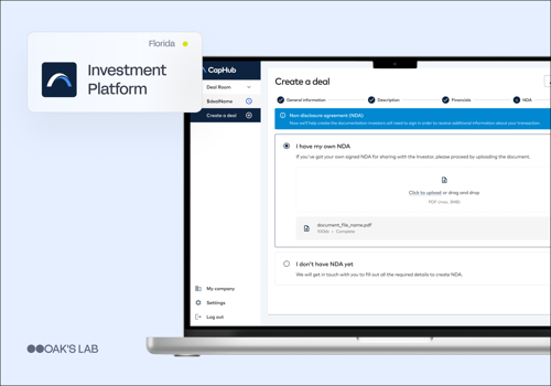 Web Development Package Example: Web Development for Private Equity FinTech Startup
