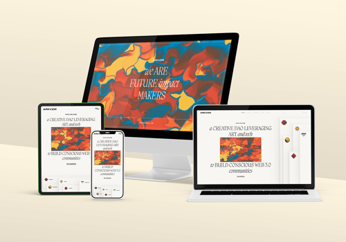 Web Development Package Example: Arkvzm Website