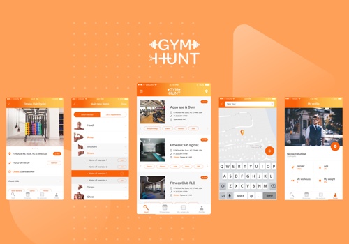 Mobile App Development Package Example: Gym Hunt