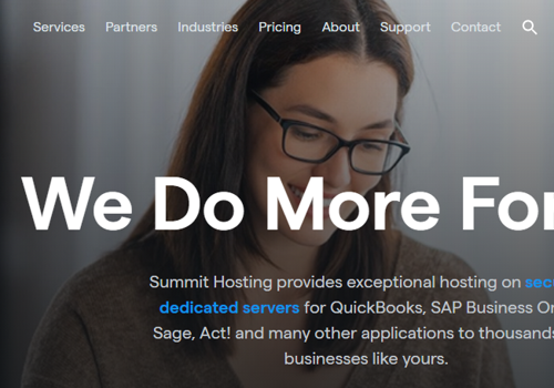 Social Media Marketing Package Example: Summit Hosting