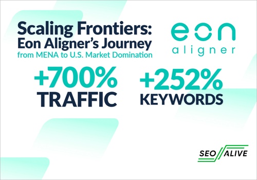 Search Engine Optimization Package Example: Scaling Frontiers: Eon Aligner’s Journey to U.S