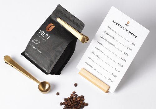Branding Package Example: Vol. 01 Speciality Coffee Branding