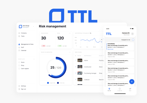 UX/UI Design Package Example: Mobile App for Manufacturing