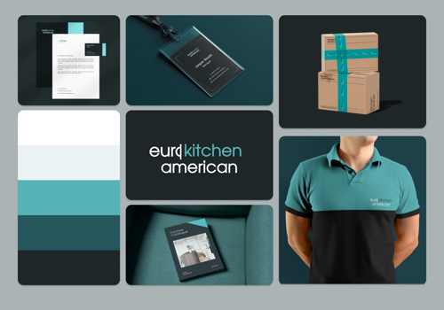 Branding Package Example: Brand Identity for Euro American Kitchen