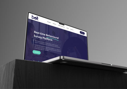 Web Design Package Example: Bolt Insight / Concept Web Design