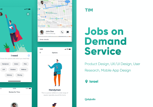 UX/UI Design Package Example: TIM