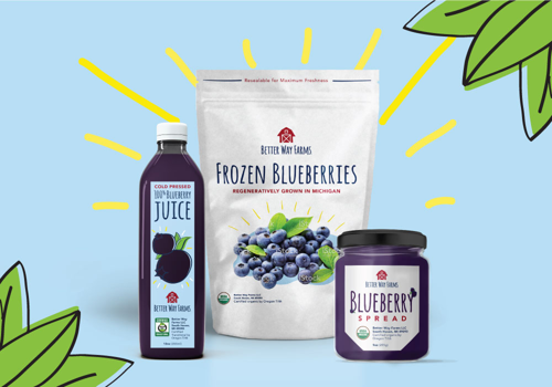 Branding Package Example: Better Way Farms Packaging System