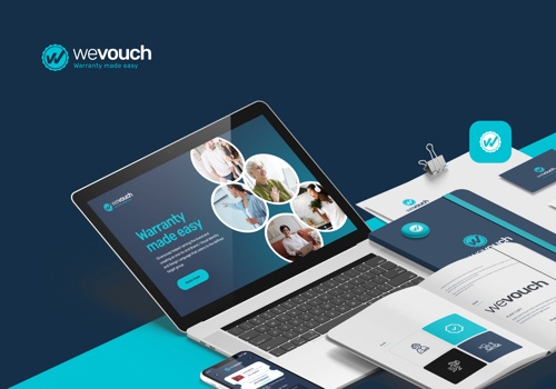 UX/UI Design Package Example: Wevouch Branding & UX