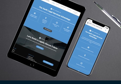 Web Design Package Example: Swift Legal Services Inc Web Design