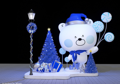 Event Marketing Package Example: Shinhan Bank - Christmas Decoration