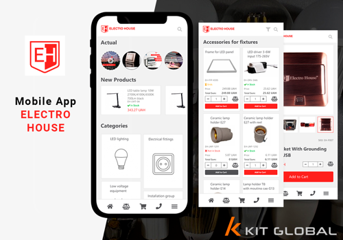 Mobile App Development Package Example: ElectroHouse App
