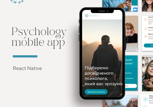 Mobile App Development Package Example: Mysoul -hybrid mobile application for psychogist