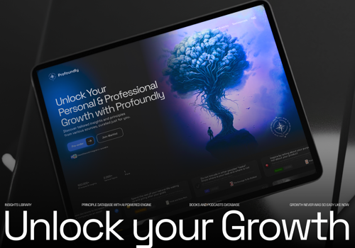 Web Design Package Example: Profoundly | Unlock your Growth