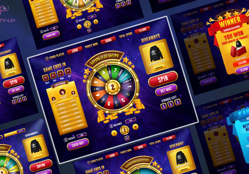 UX/UI Design Package Example: Spin to Win