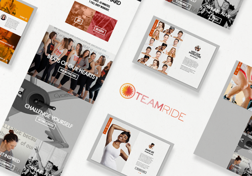 UX/UI Design Package Example: TEAMride Website