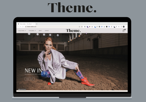 Web Design Package Example: Theme Atelier